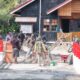 Kodim 1714/Puncak Jaya Jembatan Beton Merah Putih Tahap VII Ke-2 Resmi Digunakan Masyarakat Kampung Kulok Enggame Distrik Pagaleme   