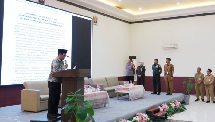 Pilkades Digelar di 173 Desa, Forkopimda Pemalang Gembleng Calon Kades Cegah Hoaks dan Politik Uang