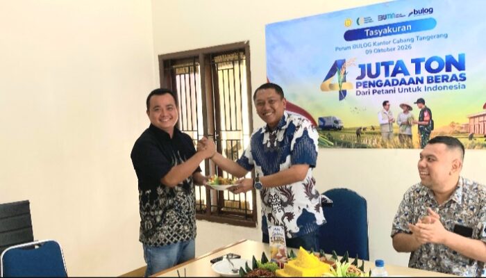 Perum BULOG Cetak Rekor Sepanjang Sejarah Pengadaan Beras Melampaui 4 Juta Ton Kancab Tangerang Turut Andil dengan Pencapaian Melebihi 100 Persen Target 2026