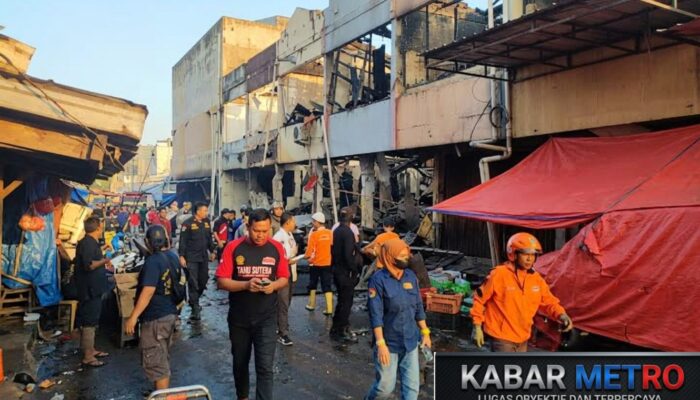 Ledakan di Ruko Pasar Cimanggis  Diduga Terkait Dapur MBG  Sejumlah Bangunan Rusak Parah