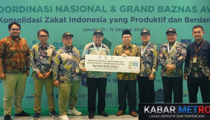 BAZNAS Tangsel Salurkan Donasi Kebencanaan Rp100 Juta untuk Korban Bencana di NTT
